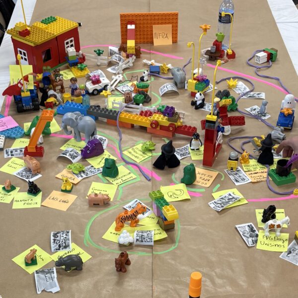 Collective handiness in prospective design: a philosophical account of a serious play on articulation work