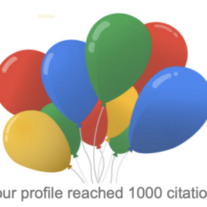 On breaking the thousand citations mark